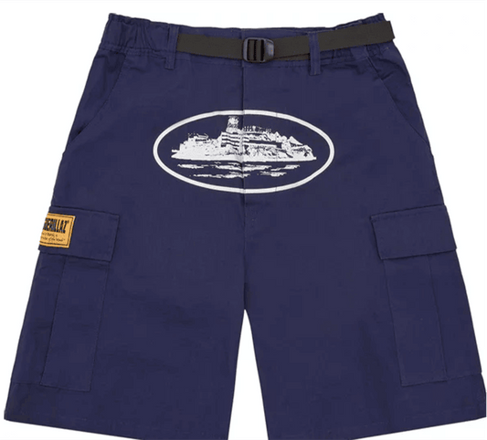 Corteiz Cargo Shorts 'Navy'