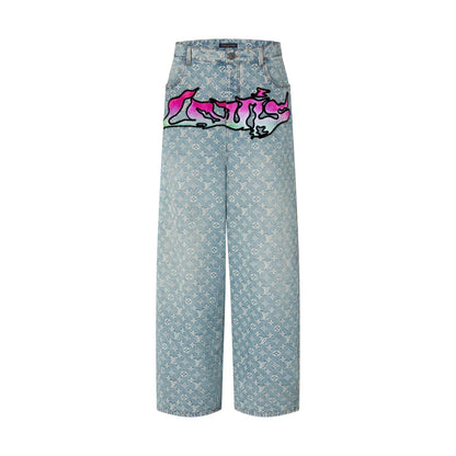 Louis Vuitton  Baggy Denim Pants