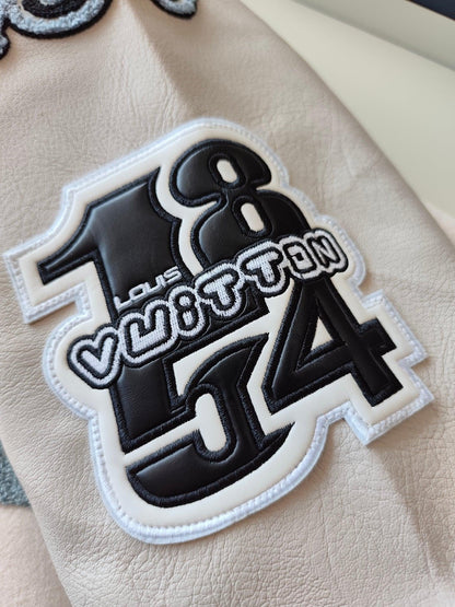 Louis Vuitton Multi-Patches Mixed Leather Varsity Blouson